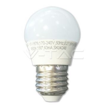 Ampoule LED 6W E27 G45 3000K VT-1879