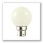 Ampoule LED Vision-EL Globe B22 0,8W blanc chaud 7645C