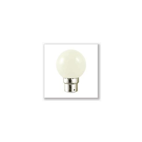 Ampoule LED Vision-EL Globe B22 0,8W blanc chaud 7645C
