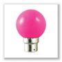 Ampoule LED Vision-EL Globe B22 1W rose 7646C