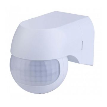 VT-8028PIR Wall Sensor With Moving Head White - 