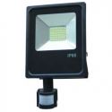 PROJECT LED VISION-EL 230 V 10 WATT 3000°K PLAT GRIS + DETECT IP65