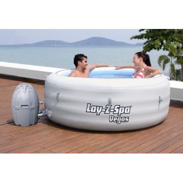 Bestway 54112 Lay-z-Spa Rond - Vegas Gonflable + Textile 4/6 Places
