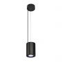 SUPROS PD suspension, rond, noir, 2100lm 4000K SLM LED, réflecteur 60°