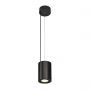 SUPROS PD suspension, rond, noir, 3150lm 3000K SLM LED, réflecteur 60°