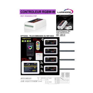 WIFI BOX CONTROLEUR RGBW-W