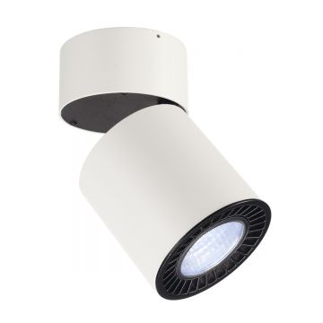 SUPROS CL plafonnier, rond, blanc, 2100lm, 4000K, SLM LED, réflecteur 60°