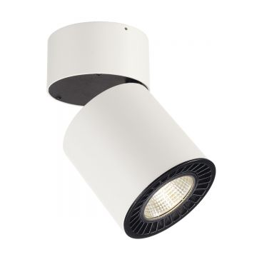 SUPROS CL plafonnier, rond, blanc, 3150lm, 3000K, SLM LED, réflecteur 60°