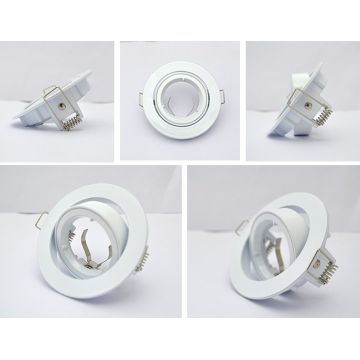Support Plafond Orientable Vision-EL blanc rond diamètre 93mm
