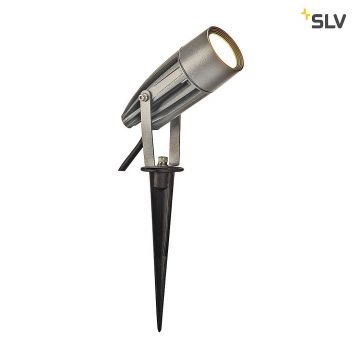 SYNA, spot à piquer, gris argent, SMD LED, 8,6W, IP55