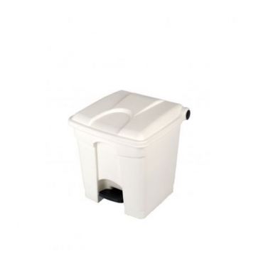 CONTAINER 30L blanc couvercle blanc