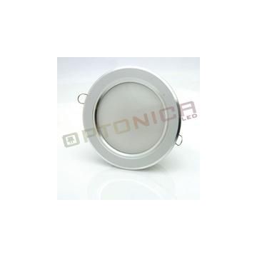 5W LED BUILT-IN DOWNLIGHT Rond MAT GLASS Blanc Froid