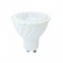VT-227D 6.5W GU10 RIPPLE PLASTIC SPOTLIGHT WITH SAMSUNG CHIP COLORCODE:4000K 38'D DIMMABLE
