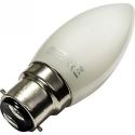 Ampoule LED Globe B22 1W rouge Vision-EL 7642C