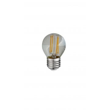 Ampoule LED E27 4W 2700K sphérique à filament 7135