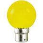 Ampoule LED Vision-EL Globe B22 0,8W jaune 7645C