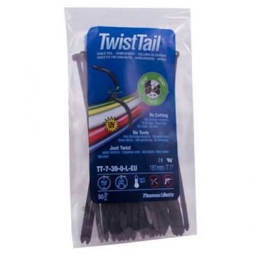 TWIST TAIL 50 colliers de serrage auto-sécable