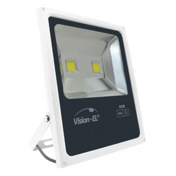 PROJECT LED VISION-EL 230 V 120 WATT 6000°K PLAT WHITE IP65