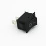 Interrupteur Bascule Switch KCD1-101 250V6A ON-OFF Plastique Noir